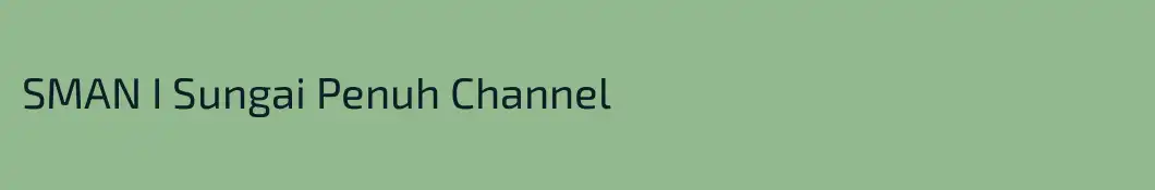 SMAN I Sungai Penuh Channel